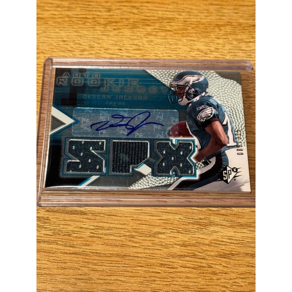 2008 SPx Desean Jackson Triple Jersey Auto Autograph Rookie RC /325 Card #183 - Picture 1 of 7